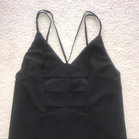 Alice + Olivia Cutout Back Dress in Black - Picture 10 of 11